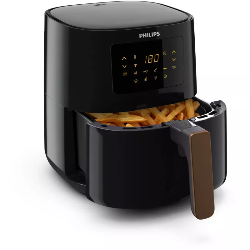Heteluchtfriteuse Philips HD9255/80 — 4,1 l, 1400 W, touchbediening, zwart