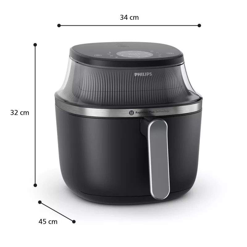 Heteluchtfriteuse Philips 3000 serie Ovi XL NA341/00 – RapidAir Plus tafelheteluchtfriteuse