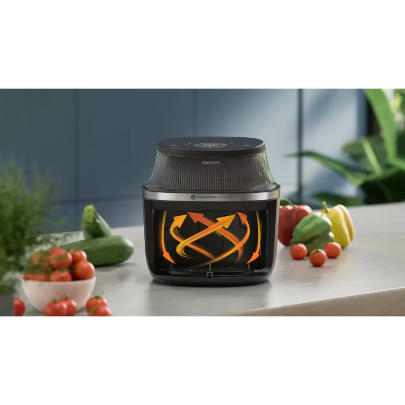Heteluchtfriteuse Philips 3000 serie Ovi XL NA341/00 – RapidAir Plus tafelheteluchtfriteuse