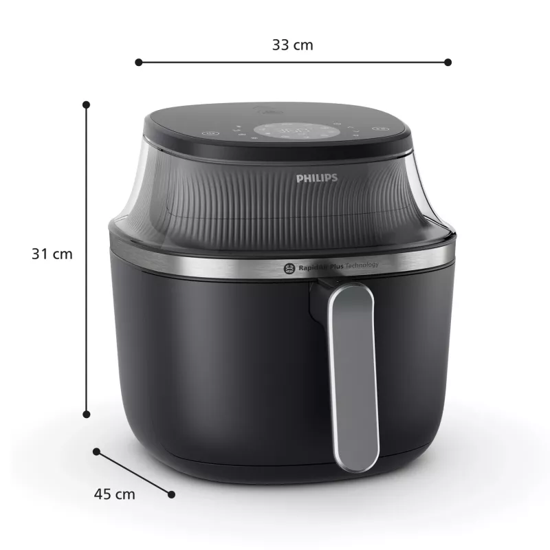 Heteluchtfriteuse Philips 3000 serie Ovi XL NA341/00 – RapidAir Plus tafelheteluchtfriteuse