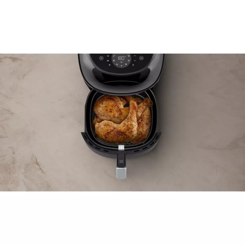 Philips 3000 serie NA331/00 Friteuse enkel 6,2 L tafelmodel 1700 W heteluchtfriteuse zwart, zilver