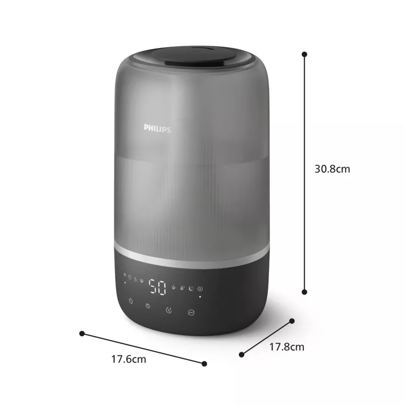 Ultrasone luchtbevochtiger Philips HU1510/03 3L zwart 19,6W