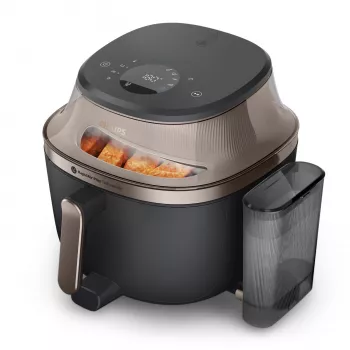Philips 5000 serie NA547/07 Friteuse enkel 7,2 L tafelmodel 2000 W heteluchtfriteuse zwart, goud