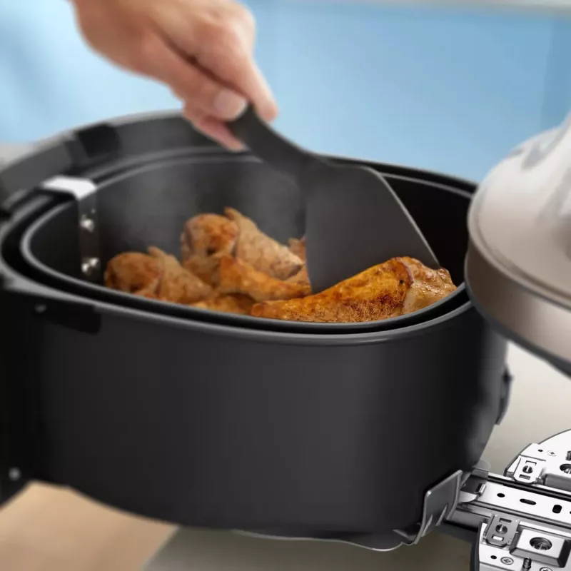 Philips 5000 serie NA547/07 Friteuse enkel 7,2 L tafelmodel 2000 W heteluchtfriteuse zwart, goud