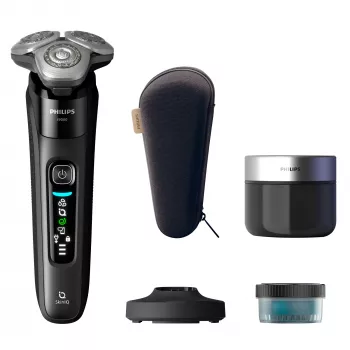Elektrisch roterend scheerapparaat Philips i9000 X9000/30 — nat & droog, SkinIQ, ingebouwde Li-ion-accu, laad- en reinigingsstation