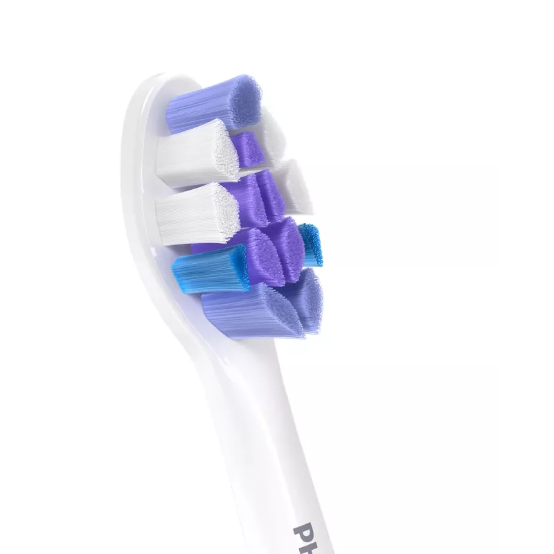 Vervangende borstelkoppen Philips Sensitive HX6058/87 8 stuks wit vervanging elke 3 maanden