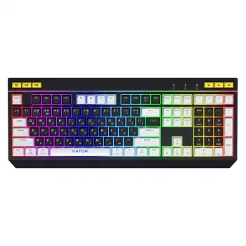 HATOR Icefall toetsenbord gaming USB QWERTY US English zwart RGB LED