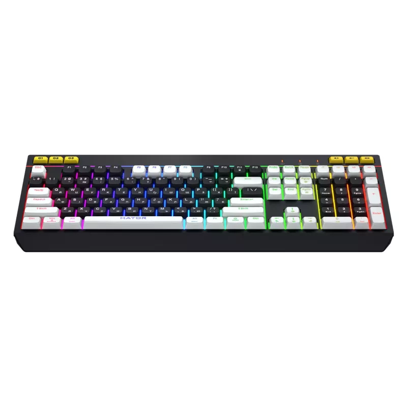 HATOR Icefall toetsenbord gaming USB QWERTY US English zwart RGB LED