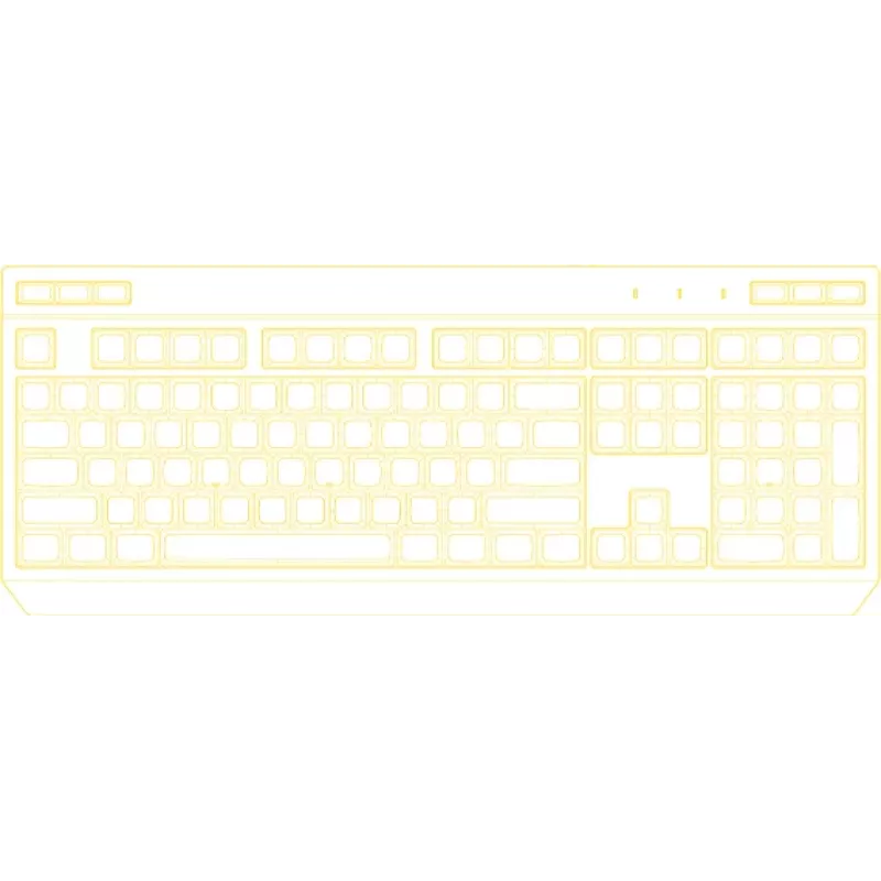 HATOR Icefall toetsenbord gaming USB QWERTY US English zwart RGB LED