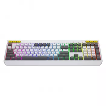 HATOR Icefall toetsenbord gaming USB QWERTY US-Engels wit full-size RGB LED