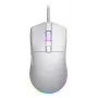 Muis HATOR Pulsar 3 optisch geel 12000 DPI 6 knoppen wit