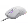 Muis HATOR Pulsar 3 optisch geel 12000 DPI 6 knoppen wit