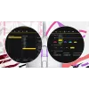 Muis HATOR Pulsar 3 optisch geel 12000 DPI 6 knoppen wit