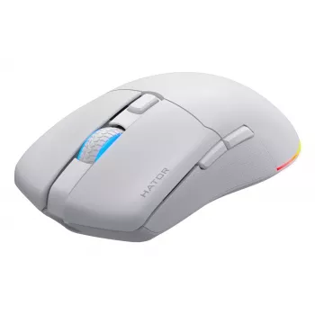 HATOR Pulsar 3 Wireless, wit - optische gele 100M-switches PixArt PMW 3311 (HTM631)