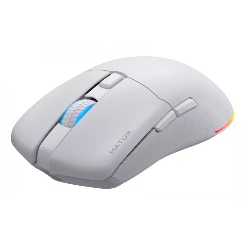 HATOR Pulsar 3 Wireless, wit - optische gele 100M-switches PixArt PMW 3311 (HTM631)