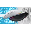 HATOR Pulsar 3 Wireless, wit - optische gele 100M-switches PixArt PMW 3311 (HTM631)