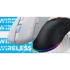 HATOR Pulsar 3 Wireless, wit - optische gele 100M-switches PixArt PMW 3311 (HTM631)