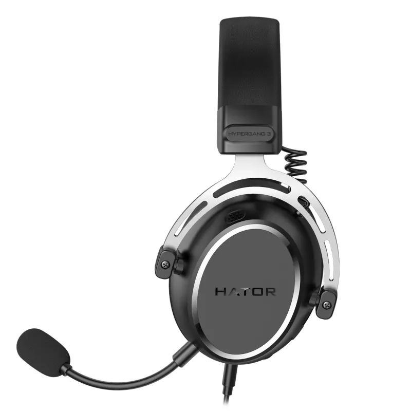 HATOR HYPERGANG 3 Hi-Res headset bedraad hoofdband gaming USB Type-C / USB Type-A zwart