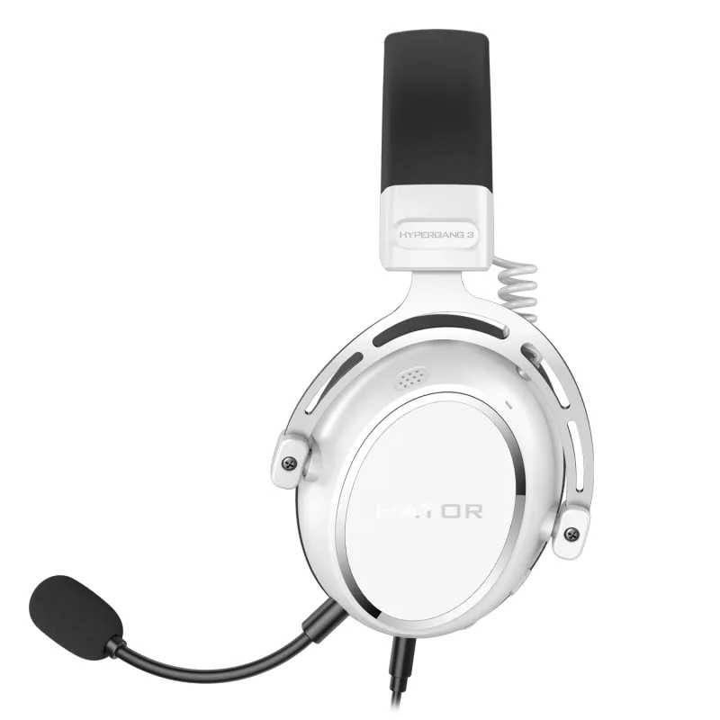 HATOR HYPERGANG 3 Hi-Res headset bedraad hoofdband gaming USB Type-C / USB Type-A wit
