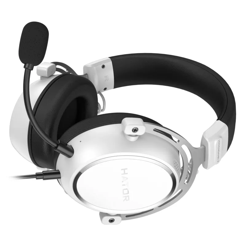 HATOR HYPERGANG 3 Hi-Res headset bedraad hoofdband gaming USB Type-C / USB Type-A wit