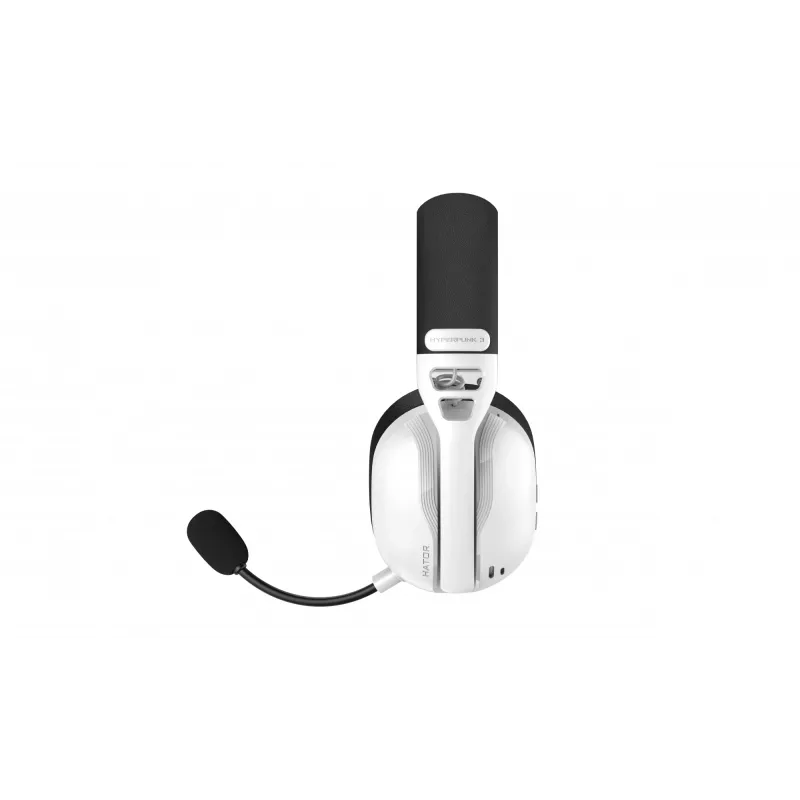 HATOR Hyperpunk 3 draadloos headset bedraad & draadloos hoofdband gaming USB Type-C / USB Type-A Bluetooth wit