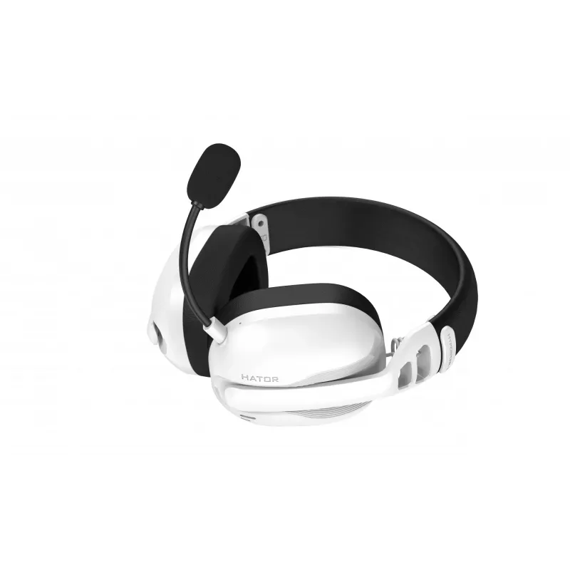 HATOR Hyperpunk 3 draadloos headset bedraad & draadloos hoofdband gaming USB Type-C / USB Type-A Bluetooth wit