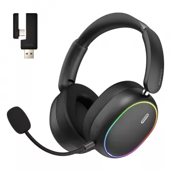 HATOR Phoenix 2 draadloos headset bedraad & draadloos hoofdband gaming USB Type-C / USB Type-A Bluetooth zwart