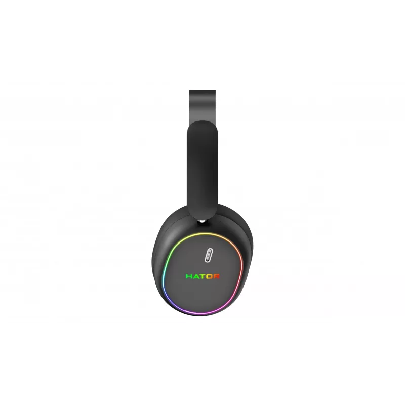 HATOR Phoenix 2 draadloos headset bedraad & draadloos hoofdband gaming USB Type-C / USB Type-A Bluetooth zwart