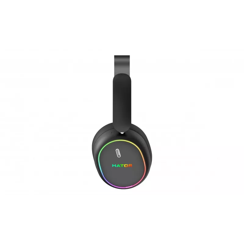 HATOR Phoenix 2 draadloos headset bedraad & draadloos hoofdband gaming USB Type-C / USB Type-A Bluetooth zwart