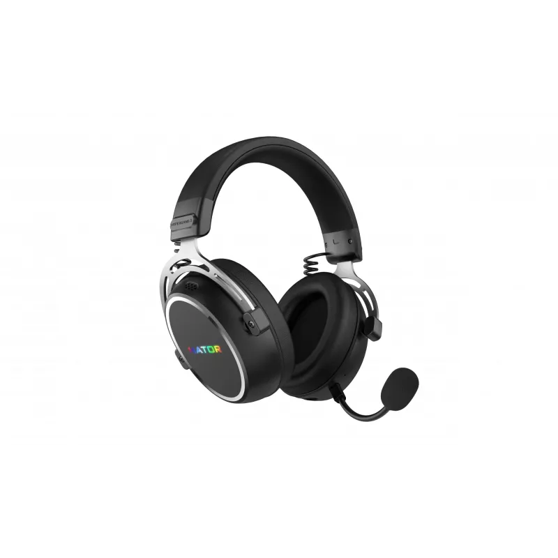 HATOR Hypergang 3 draadloos headset hoofdband gaming USB Type-C / USB Type-A Bluetooth zwart
