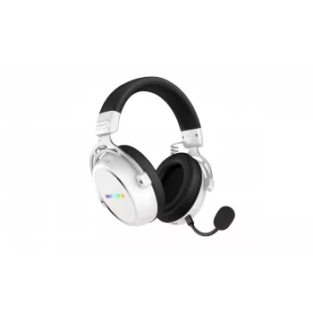 HATOR Hypergang 3 draadloos headset hoofdband gaming USB Type-C / USB Type-A Bluetooth wit