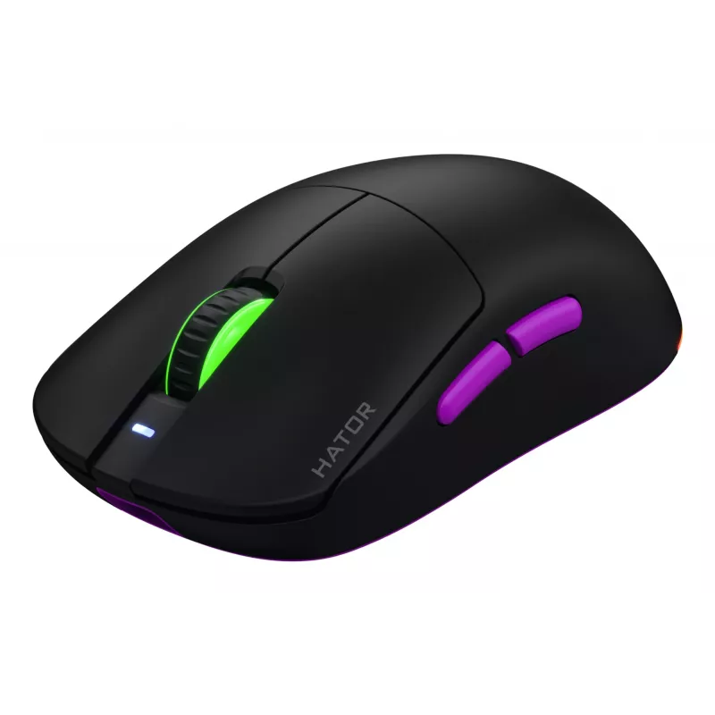HATOR Quasar 3 Ultra 8K Wireless muis gaming dubbelhandig RF Wireless + Bluetooth + USB Type-A optisch 30000 DPI