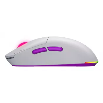 HATOR Quasar 3 Ultra 8K Wireless muis gaming dubbelhandig RF Wireless + Bluetooth + USB Type-A optisch 30000 DPI