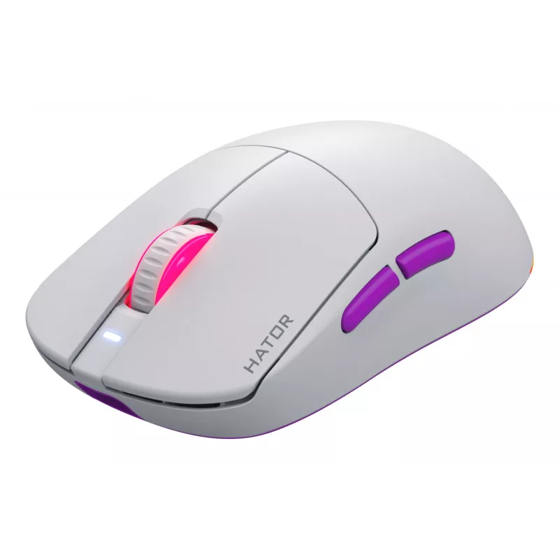 HATOR Quasar 3 Ultra 8K Wireless muis gaming dubbelhandig RF Wireless + Bluetooth + USB Type-A optisch 30000 DPI