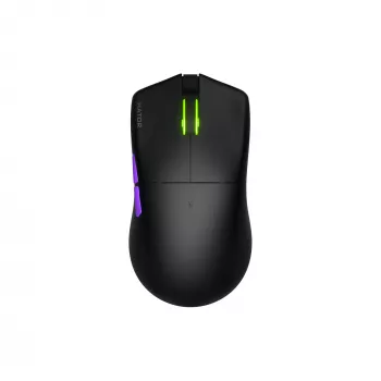 Hator Pulsar 3 ULTRA 8K+4K draadloze zwarte gamingmuis - Optical Yellow