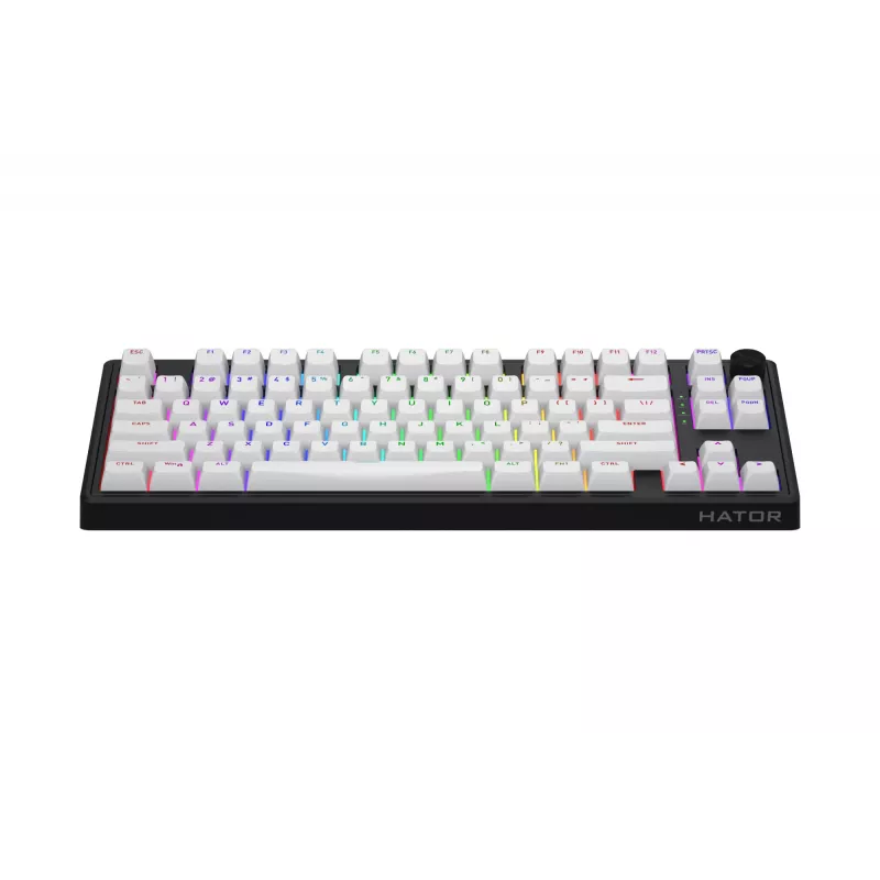 HATOR Skyfall Wireless 80 toetsenbord gaming USB + RF Wireless + Bluetooth QWERTY US English zwart, wit