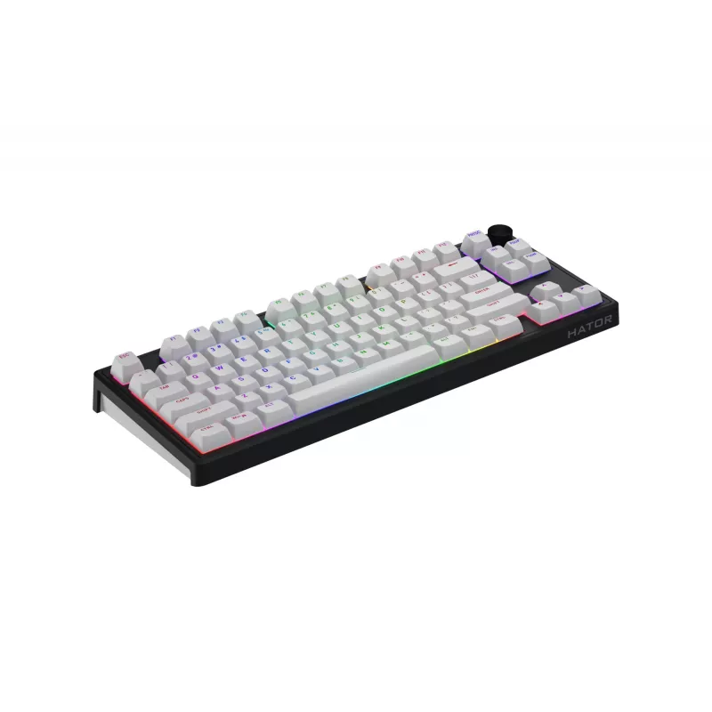 HATOR Skyfall Wireless 80 toetsenbord gaming USB + RF Wireless + Bluetooth QWERTY US English zwart, wit