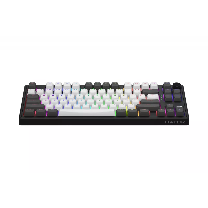 HATOR Skyfall Pro Wireless 80 toetsenbord gaming USB + RF draadloos + Bluetooth QWERTY US Engels zwart, grijs