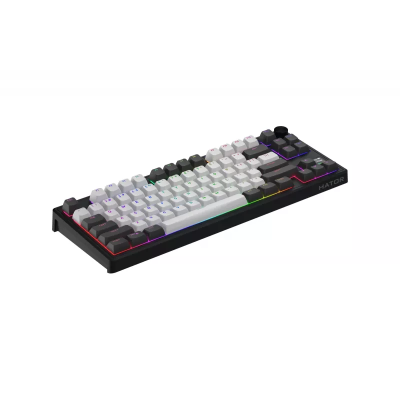 HATOR Skyfall Pro Wireless 80 toetsenbord gaming USB + RF draadloos + Bluetooth QWERTY US Engels zwart, grijs