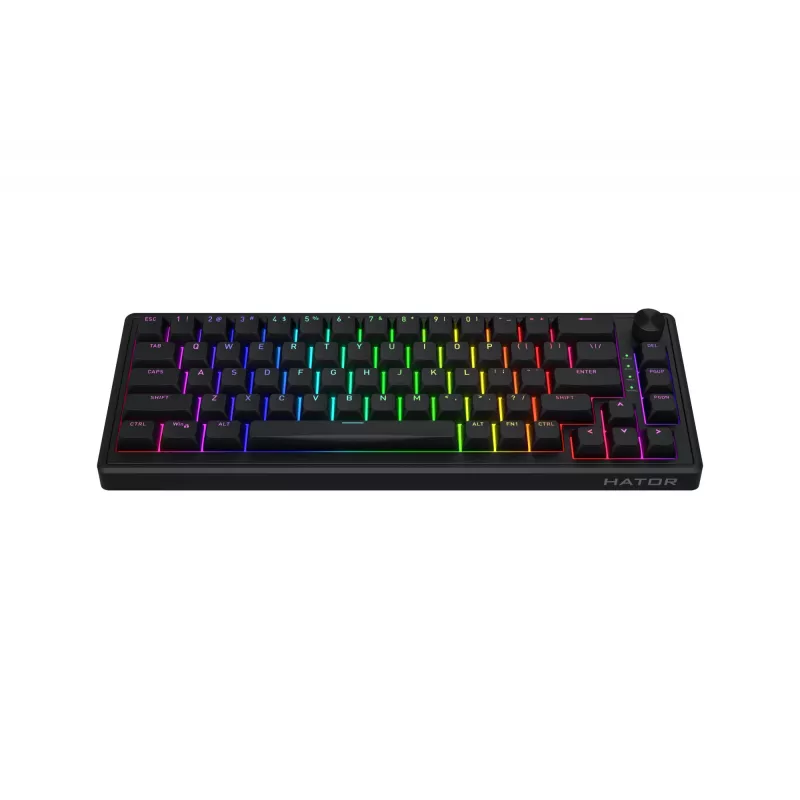 HATOR Skyfall 65 bedraad, mechanisch, USB-C, Aurum Sterling, 70M aanslagen, RGB, zwart, 790g