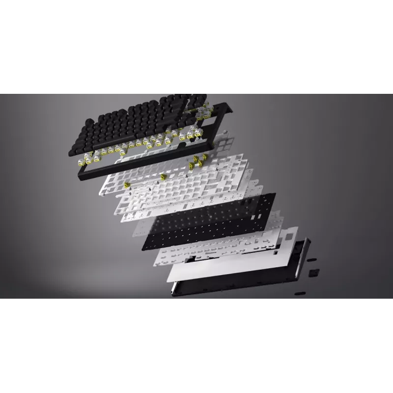 HATOR Skyfall 65 bedraad, mechanisch, USB-C, Aurum Sterling, 70M aanslagen, RGB, zwart, 790g