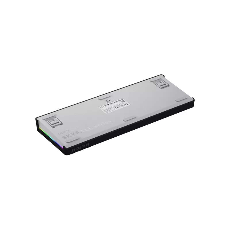 HATOR Skyfall Wireless 65 toetsenbord gaming USB + RF draadloos + Bluetooth QWERTY US Engels zwart, wit