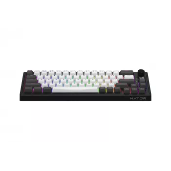 HATOR Skyfall Pro Wireless 65 toetsenbord gaming USB + RF draadloos + Bluetooth QWERTY US Engels zwart, grijs
