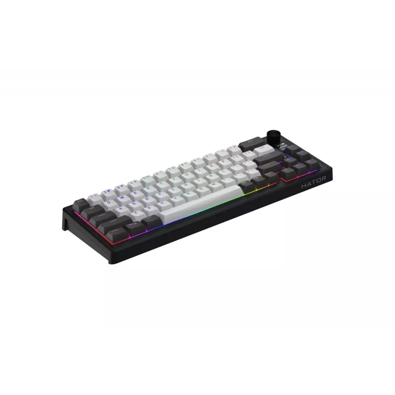 HATOR Skyfall Pro Wireless 65 toetsenbord gaming USB + RF draadloos + Bluetooth QWERTY US Engels zwart, grijs