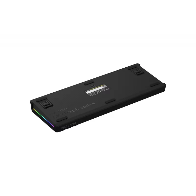 HATOR Skyfall Pro Wireless 65 toetsenbord gaming USB + RF draadloos + Bluetooth QWERTY US Engels zwart, grijs