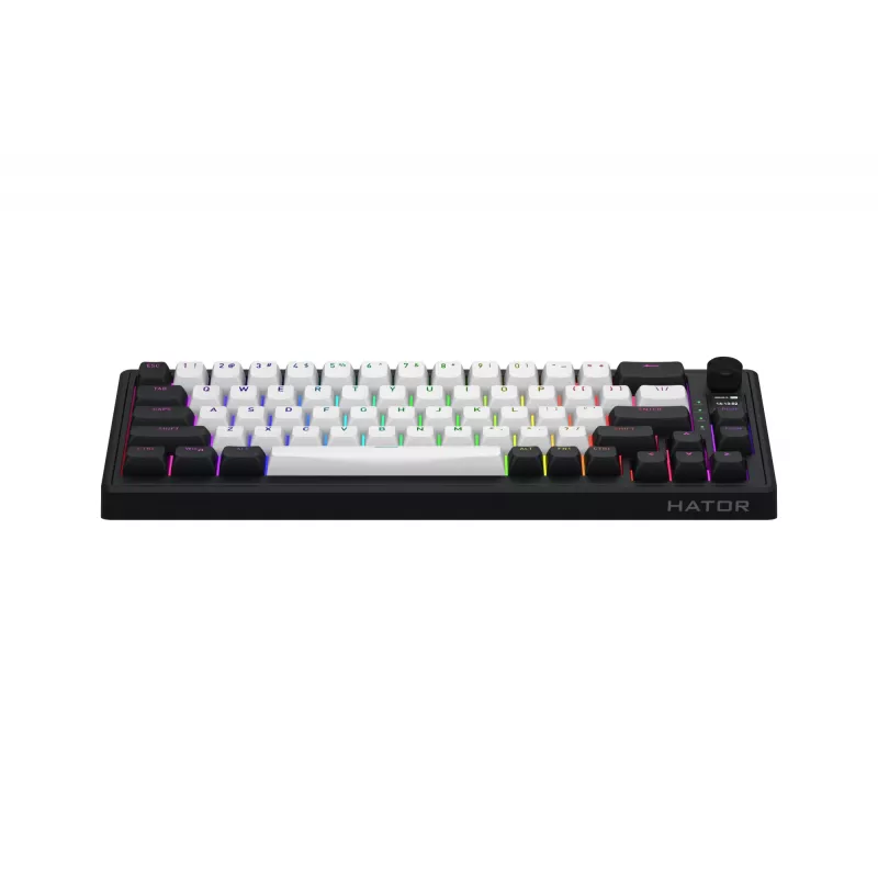 HATOR Skyfall 65 MAG ULTIMA 8K draadloos toetsenbord gaming USB + RF draadloos + Bluetooth QWERTY US Engels zwart, wit