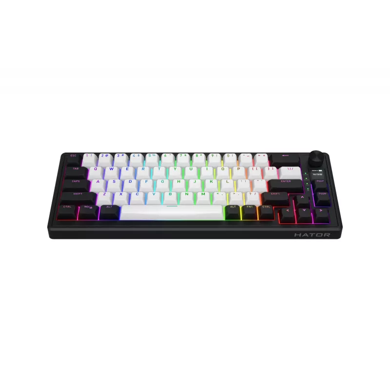 HATOR Skyfall 65 MAG ULTIMA 8K draadloos toetsenbord gaming USB + RF draadloos + Bluetooth QWERTY US Engels zwart, wit