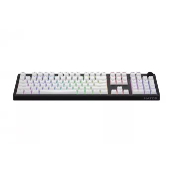 HATOR Skyfall Wireless 100 toetsenbord gaming USB + RF draadloos + Bluetooth QWERTY US Engels zwart, wit
