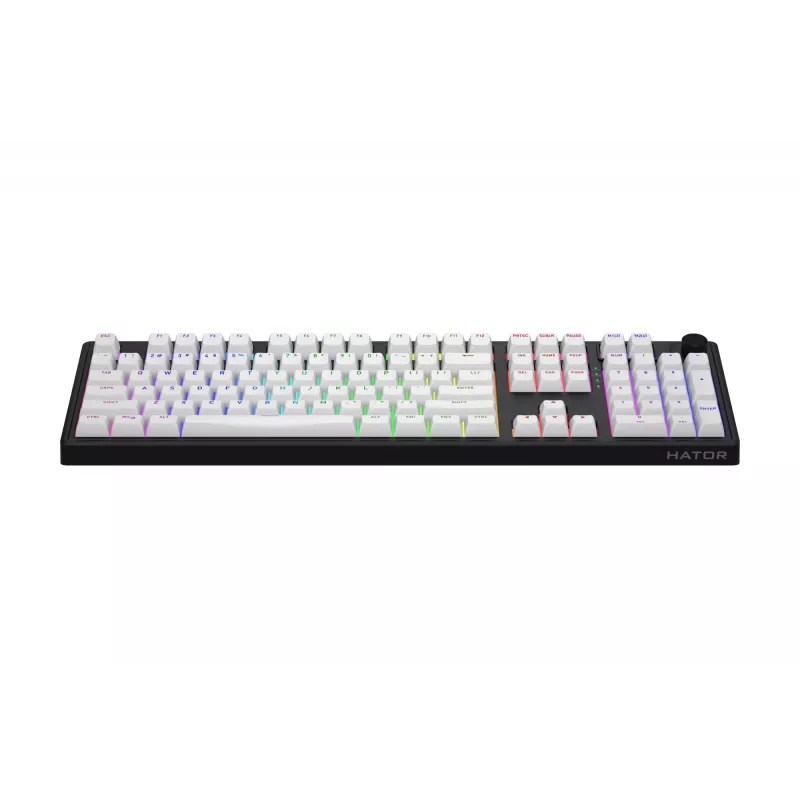 HATOR Skyfall Wireless 100 toetsenbord gaming USB + RF draadloos + Bluetooth QWERTY US Engels zwart, wit