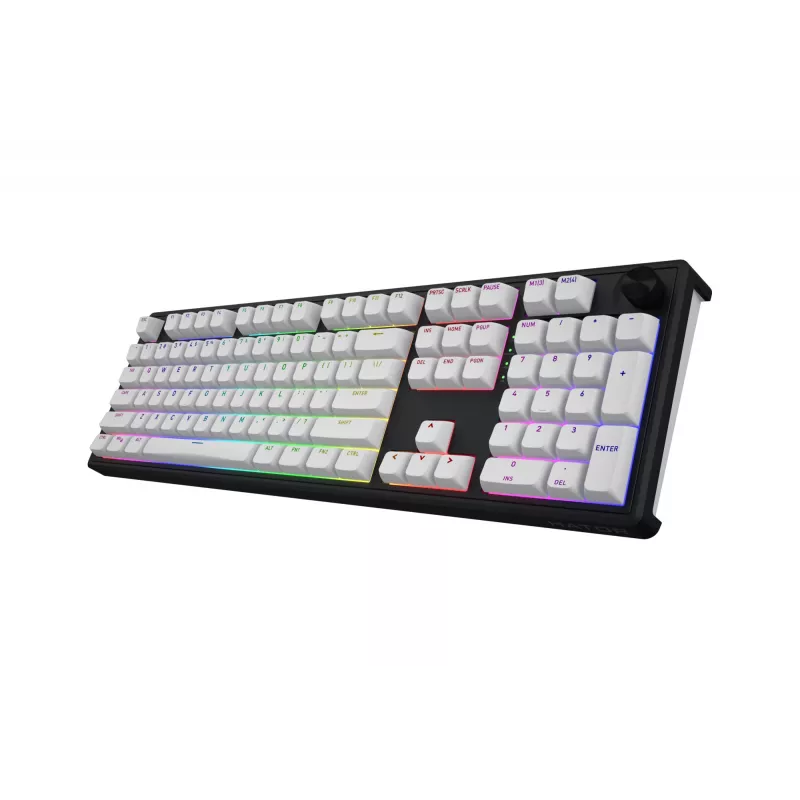 HATOR Skyfall Wireless 100 toetsenbord gaming USB + RF draadloos + Bluetooth QWERTY US Engels zwart, wit